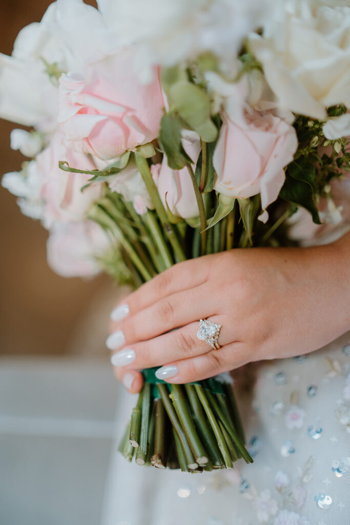 SF City Hall Wedding Bouquet Flowers engagement Ring