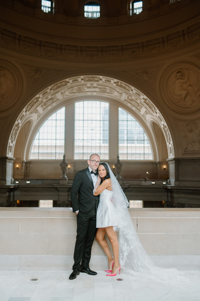 Pink Wedding Shoes, Civil Wedding San Francisco
